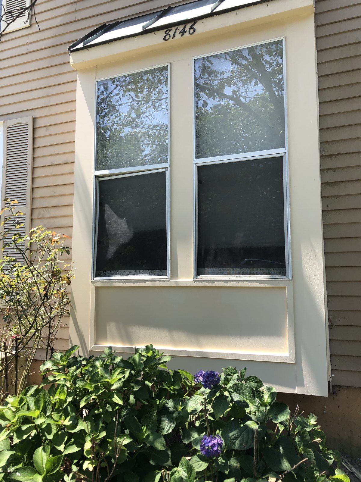 New window and trim installed and finished